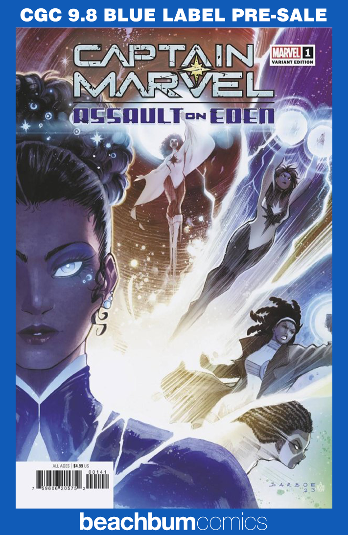 Captain Marvel: Assault on Eden #1 Darboe Variant CGC 9.8