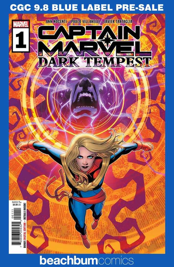 Captain Marvel: Dark Tempest #1 CGC 9.8