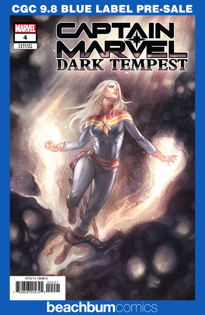 Captain Marvel: Dark Tempest #4 Hetrick Variant CGC 9.8