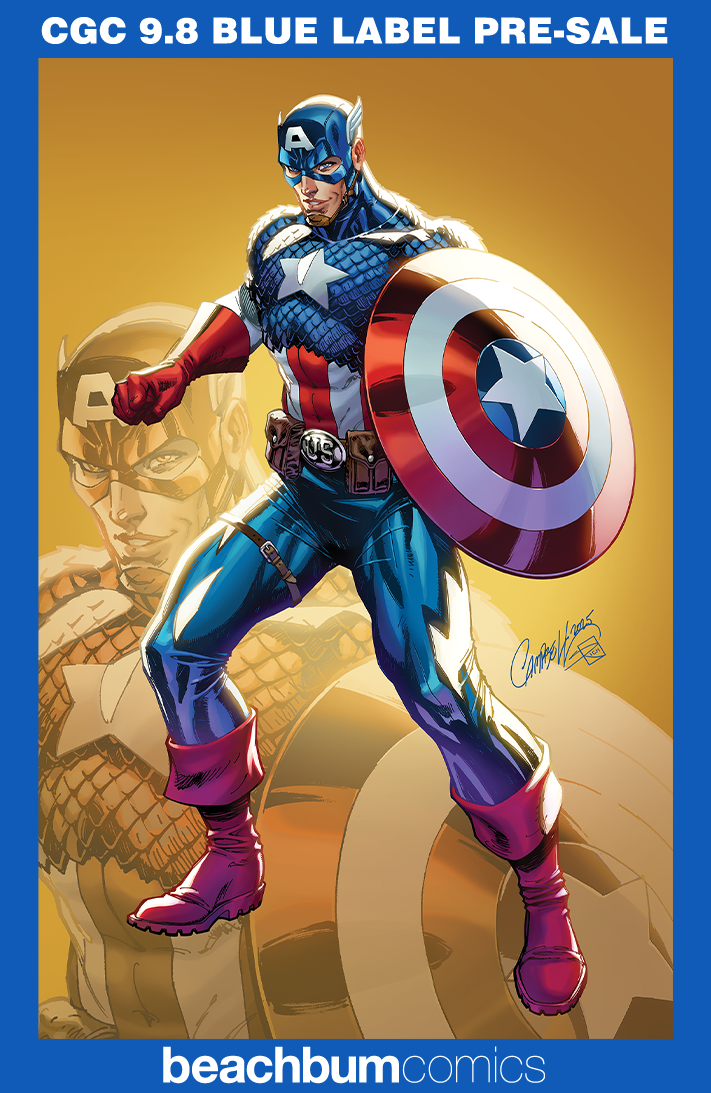 Captain America #2 Campbell 1:100 Virgin Retailer Incentive Variant CGC 9.8