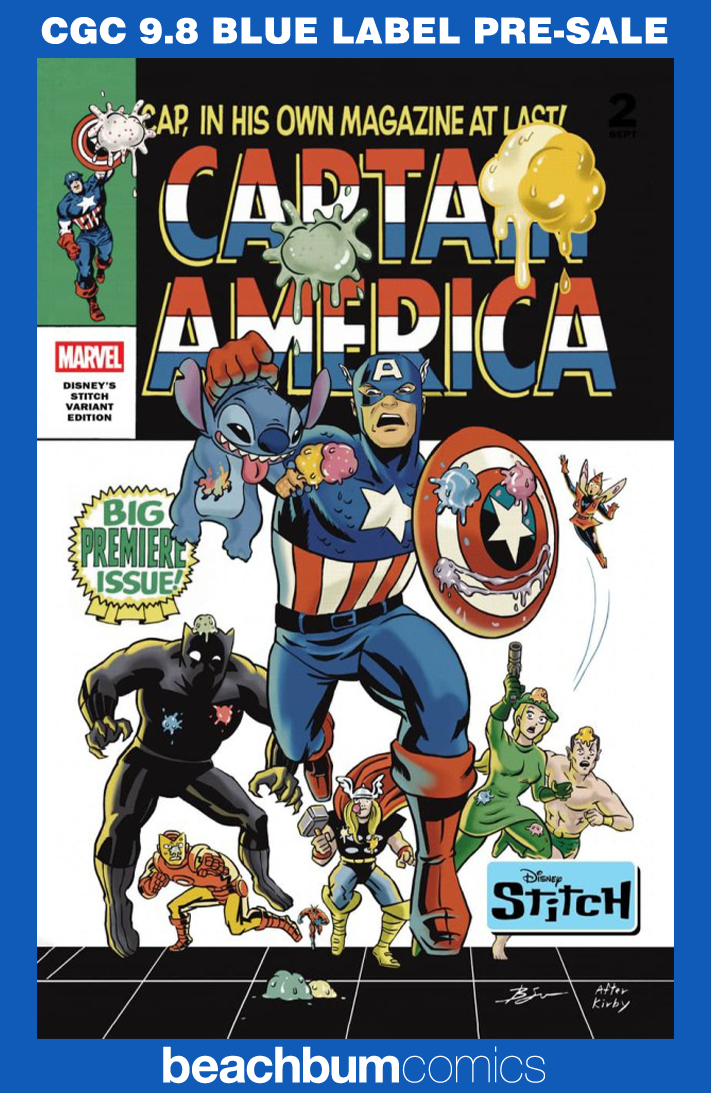 Captain America #3 Su Stitch Variant CGC 9.8