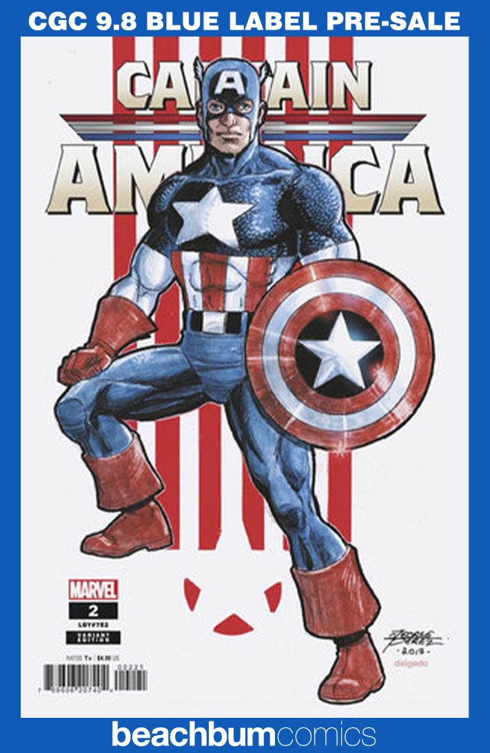 Captain America #2 Perez Variant CGC 9.8