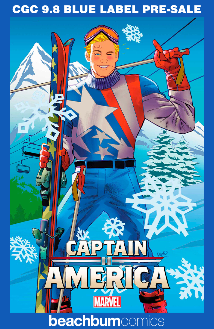 Captain America #4 Land Ski Chalet Variant CGC 9.8