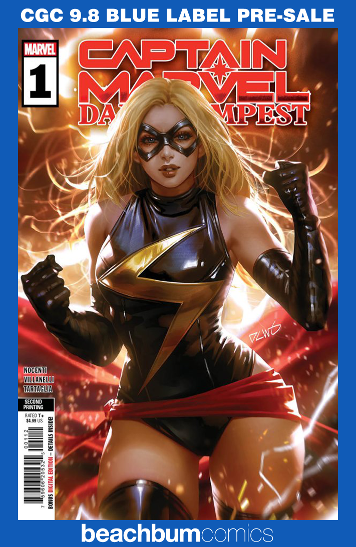 Captain Marvel: Dark Tempest #1 Second Printing CGC 9.8