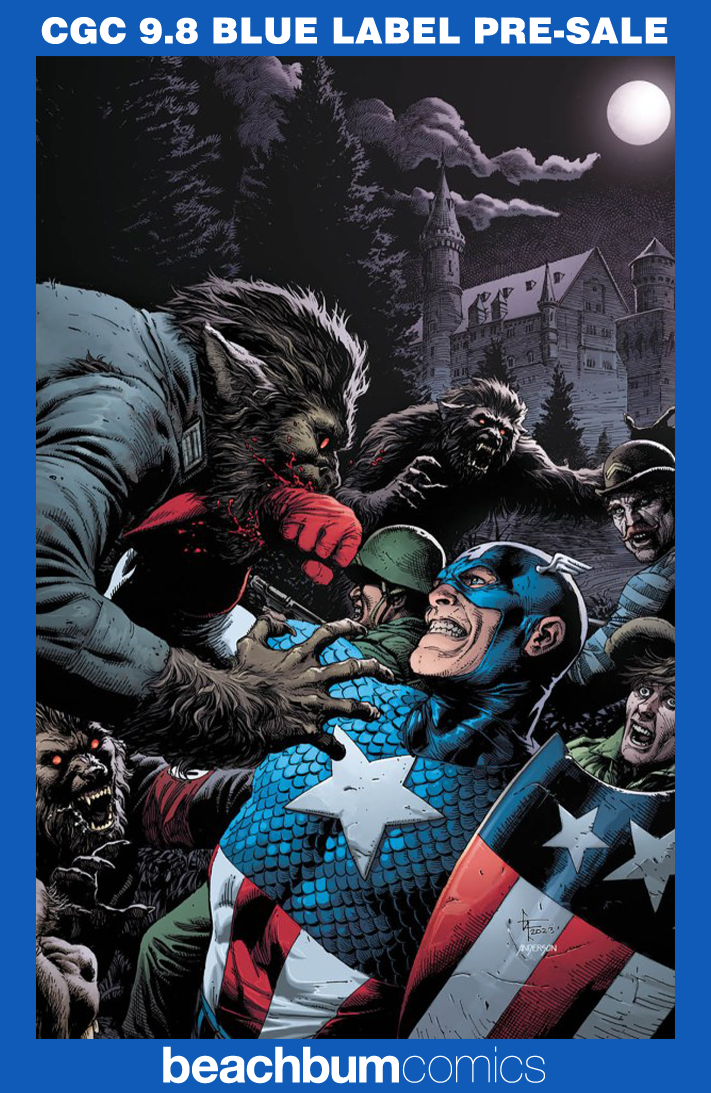 Capwolf and the Howling Commandos #1 Second Printing Frank 1:25 Virgin Retailer Incentive Variant CGC 9.8