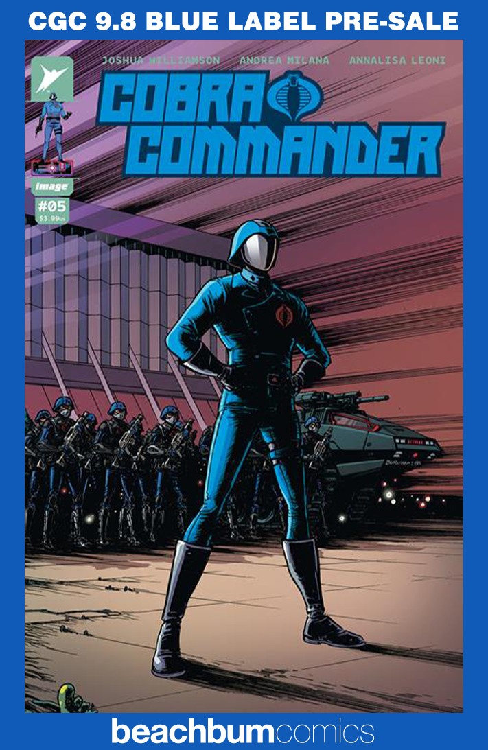 Cobra Commander #5 - Cover C - Burnham 1:10 Retailer Incentive Variant CGC 9.8