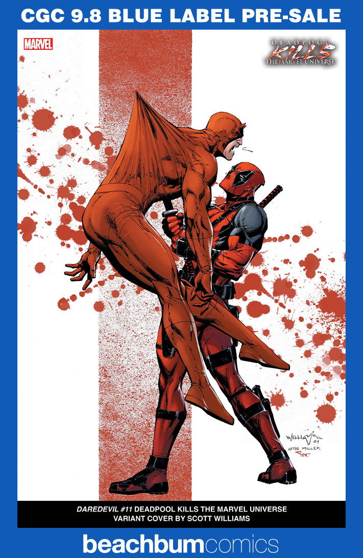 Daredevil #11 Williams Deadpool Kills the Marvel Universe Variant CGC 9.8