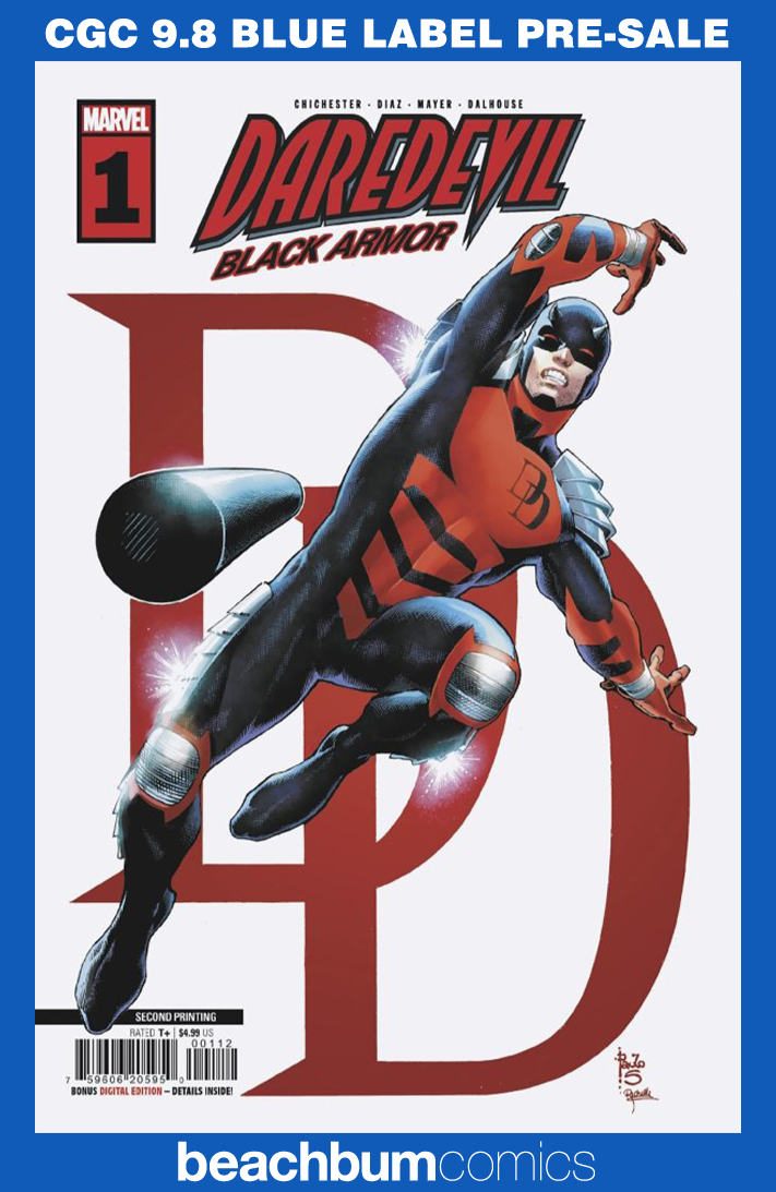 Daredevil: Black Armor #1 Second Printing CGC 9.8