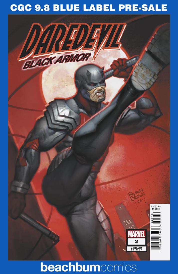 Daredevil: Black Armor #2 Brown 1:25 Retailer Incentive Variant CGC 9.8