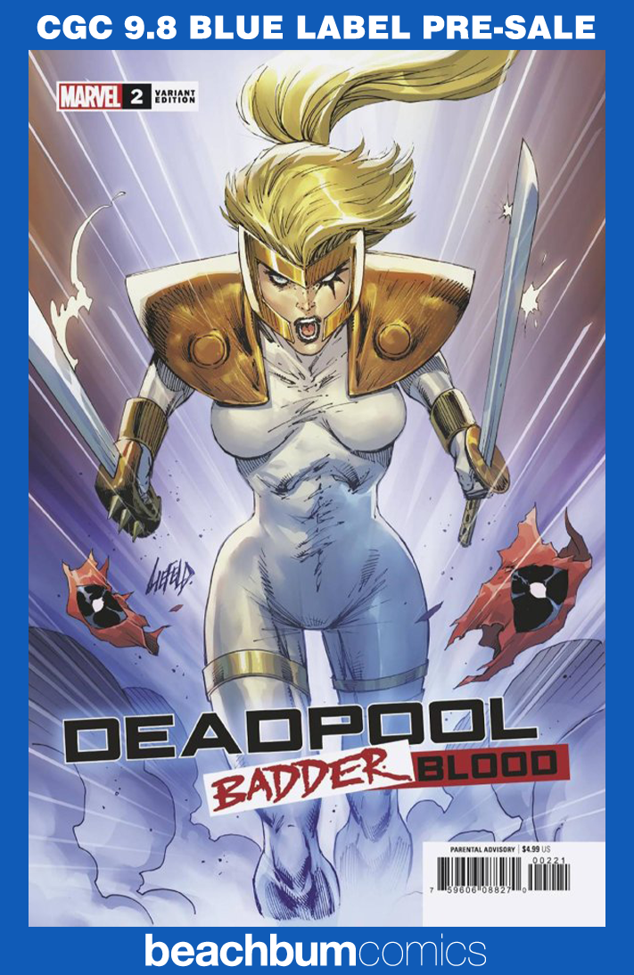 Deadpool: Badder Blood #2 Liefeld Variant CGC 9.8