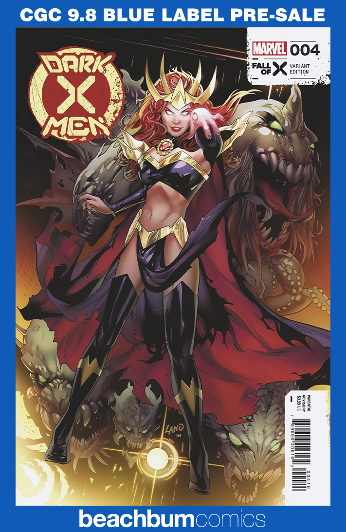 Dark X-Men #4 Land 1:25 Retailer Incentive Variant CGC 9.8