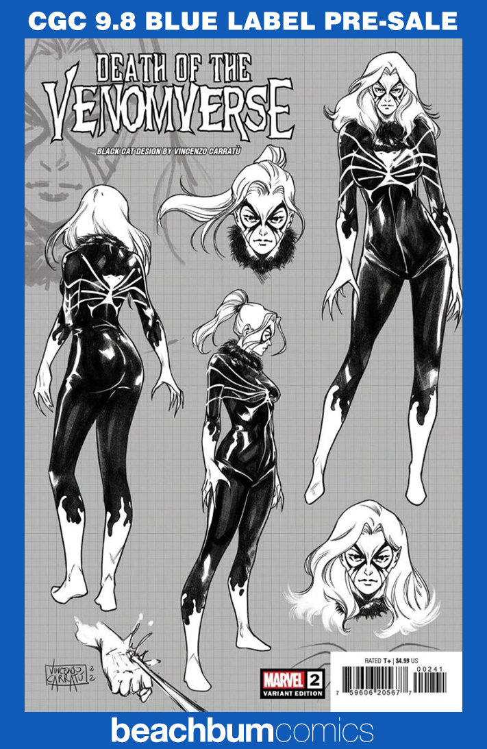 Death of the Venomverse #2 Carratu Variant CGC 9.8 - First Kid Venom