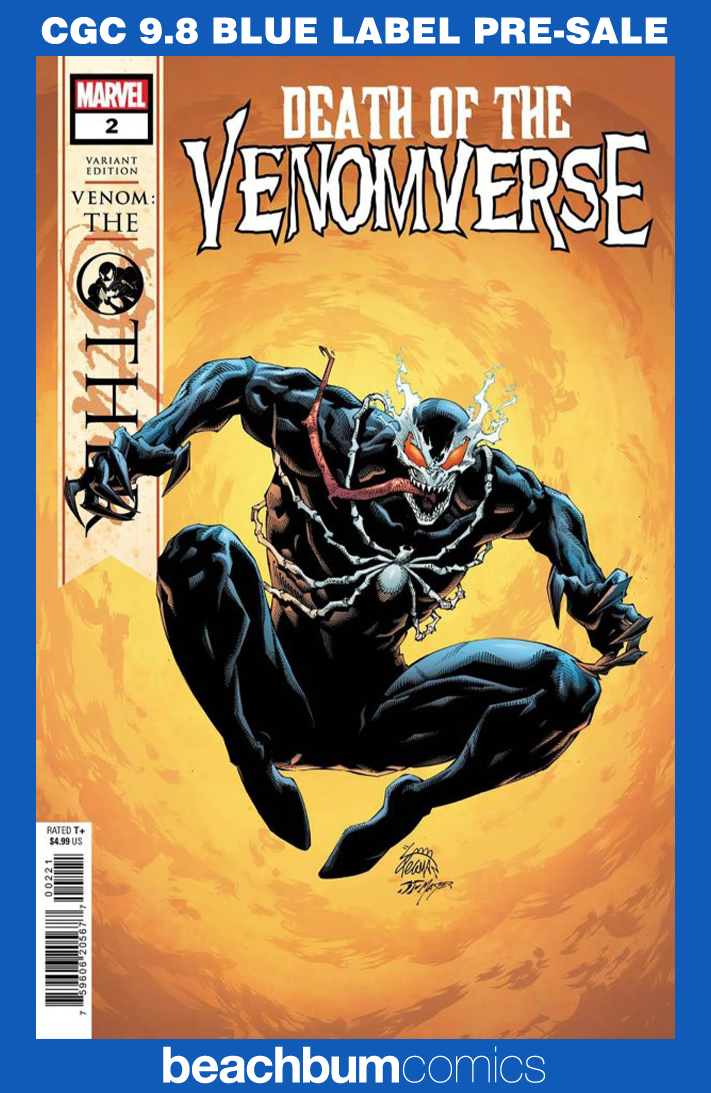 Death of the Venomverse #2 Stegman Variant CGC 9.8 - First Kid Venom