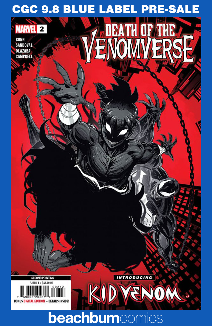 Death of the Venomverse #2 Second Printing CGC 9.8 - First Kid Venom
