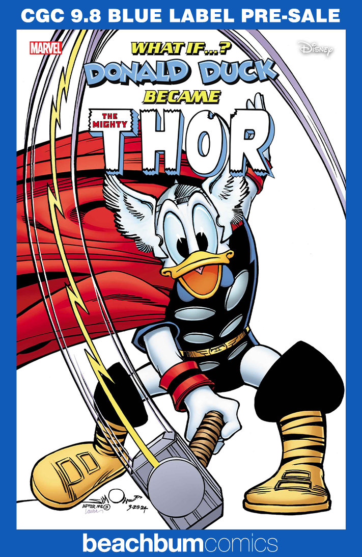 Marvel & Disney: What If...? Donald Duck Became Thor #1 Simonson Variant CGC 9.8