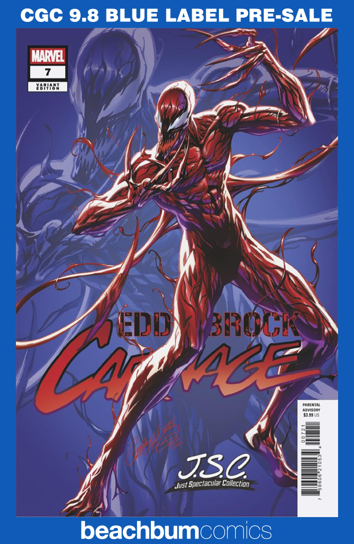Eddie Brock: Carnage #7 Campbell Variant CGC 9.8