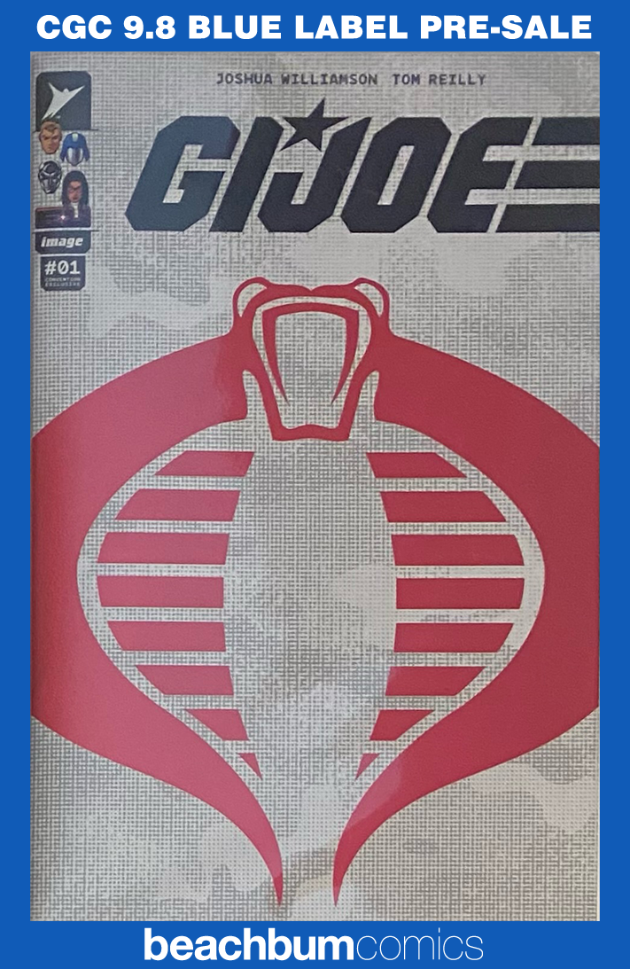 G.I. Joe #1 SDCC Ashcan Cobra. Logo Energon Panel Foil Variant CGC 9.8