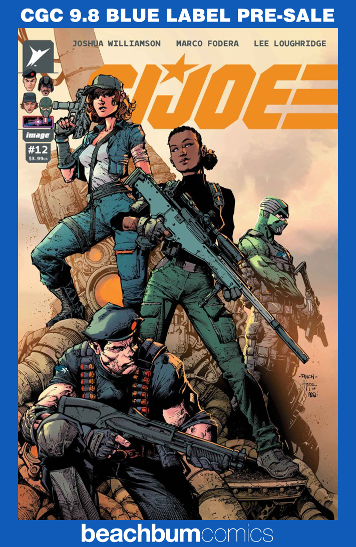 G.I. Joe #12 Finch 1:50 Retailer Incentive Variant CGC 9.8