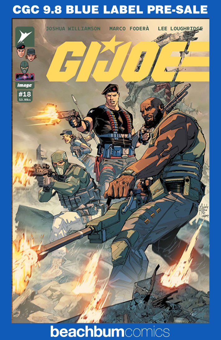 G.I. Joe #18 Rubini 1:50 Retailer Incentive Variant CGC 9.8