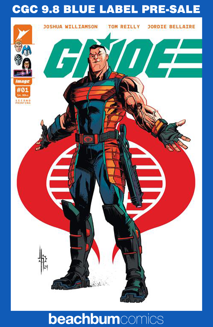 G.I. Joe #1 Second Printing - Cover B - Howard Cobra Variant CGC 9.8