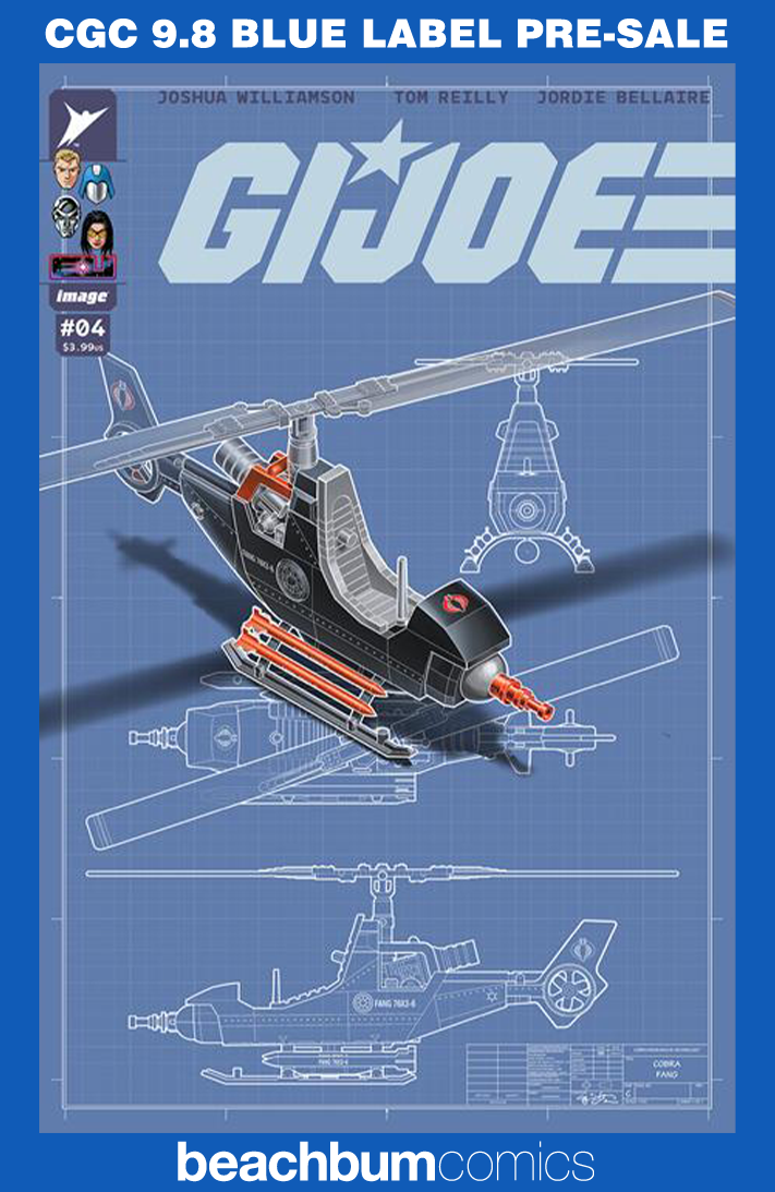 G.I. Joe #4 Su 1:50 Retailer Incentive Variant CGC 9.8