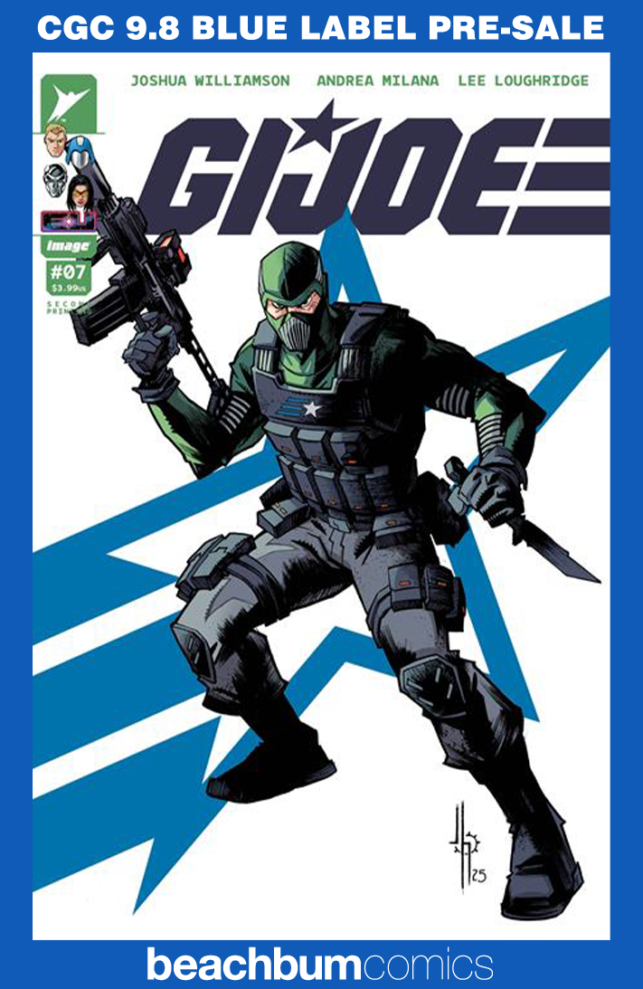 G.I. Joe #7 Second Printing - Cover A - CGC 9.8