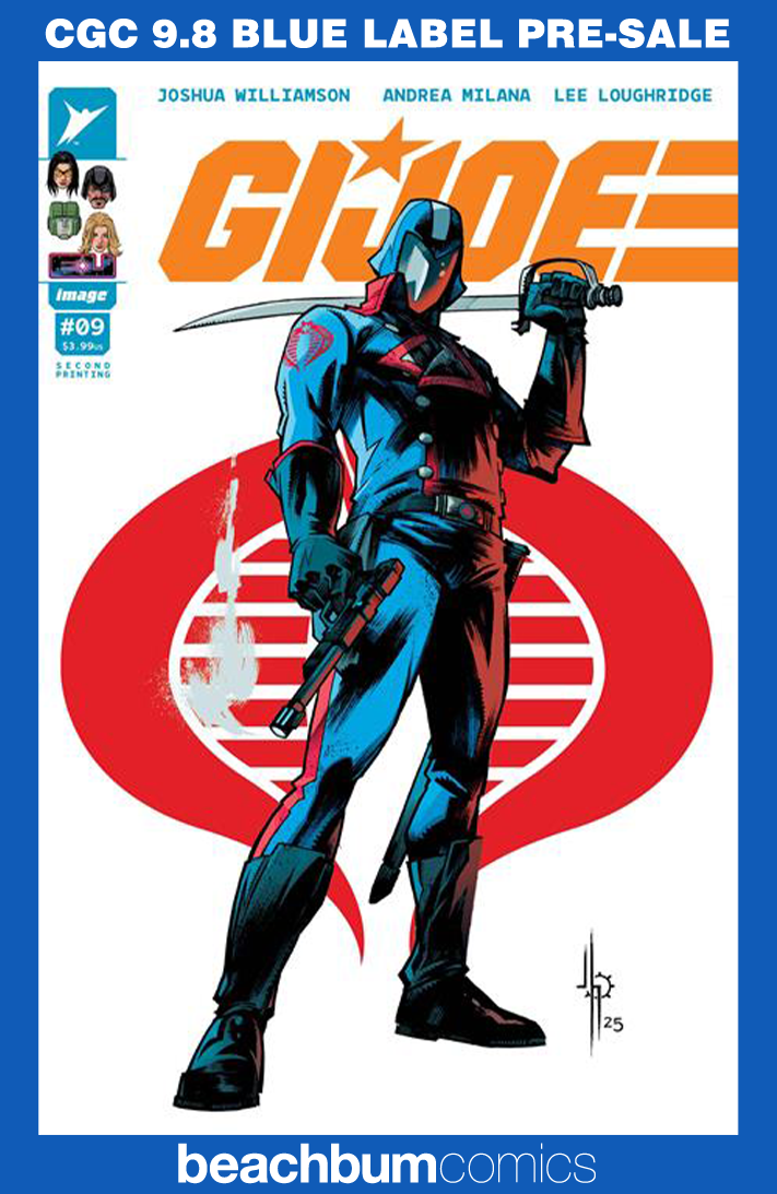 G.I. Joe #8 Second Printing CGC 9.8