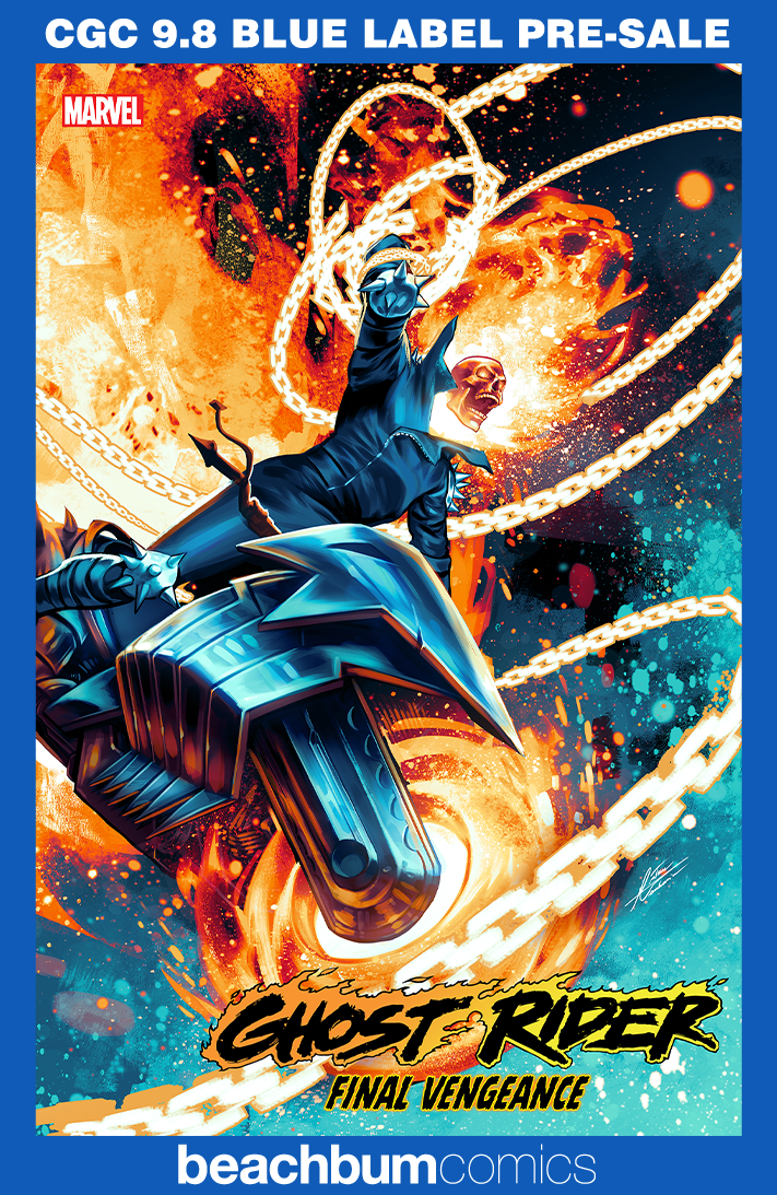 Ghost Rider: Final Vengeance #1 Manhanini 1:25 Retailer Incentive Variant CGC 9.8