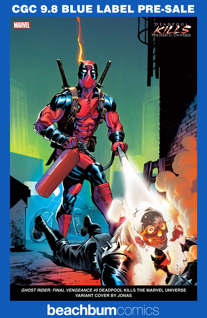 Ghost Rider: Final Vengeance #5 Scharf Deadpool Kills The Marvel Universe Variant CGC 9.8