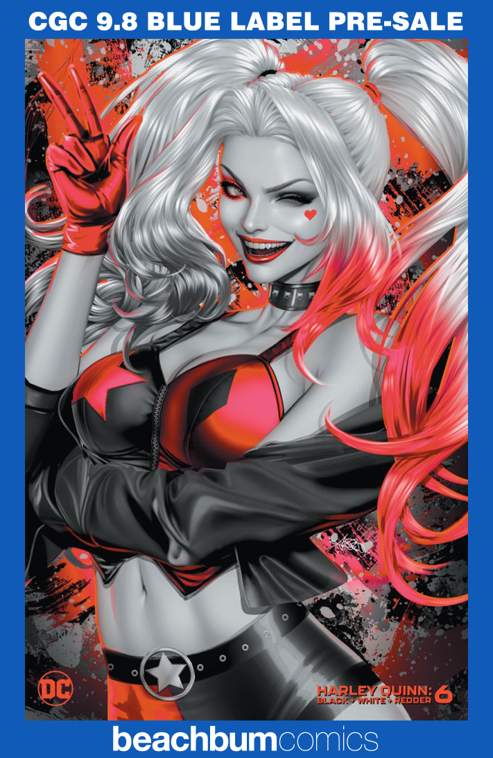 Harley Quinn: Black + White + Redder #6 Diaz Variant CGC 9.8