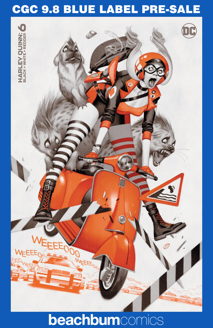 Harley Quinn: Black + White + Redder #6 Totino Variant CGC 9.8