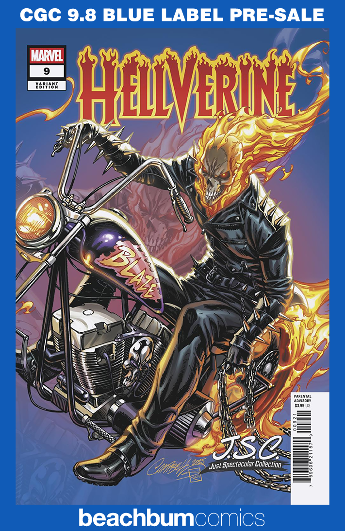 Hellverine #9 Campbell Variant CGC 9.8