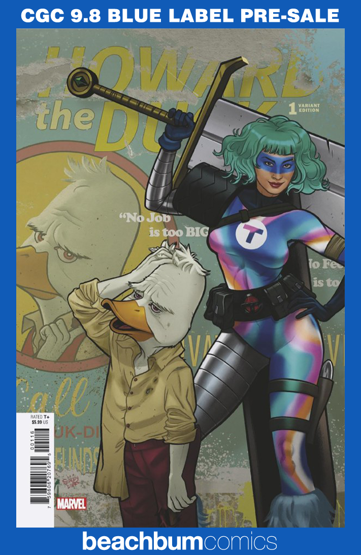 Howard the Duck #1 Quinones 1:25 Retailer Incentive Variant CGC 9.8