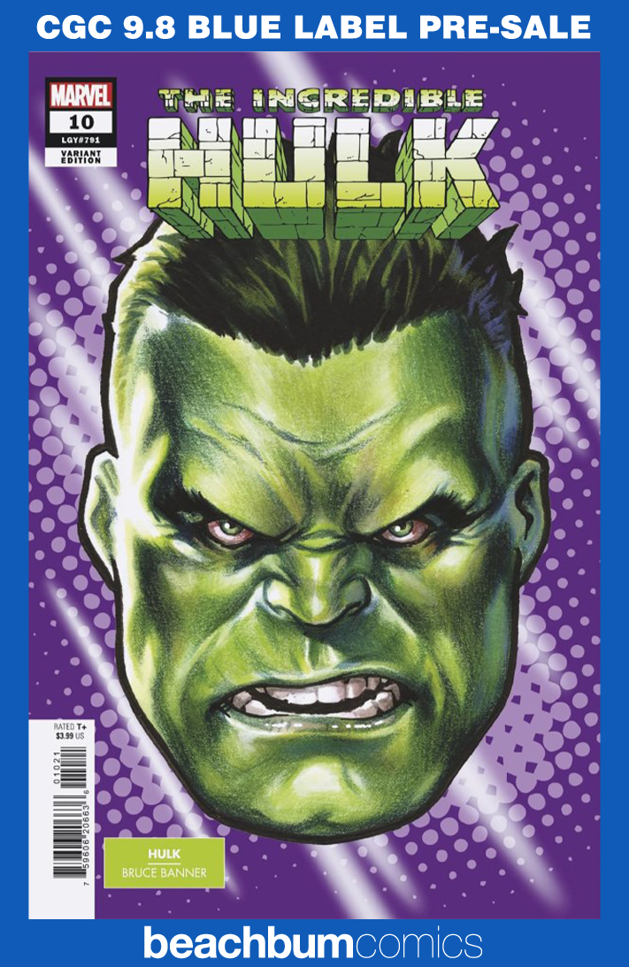 The Incredible Hulk #10 Brooks Headshot Variant CGC 9.8