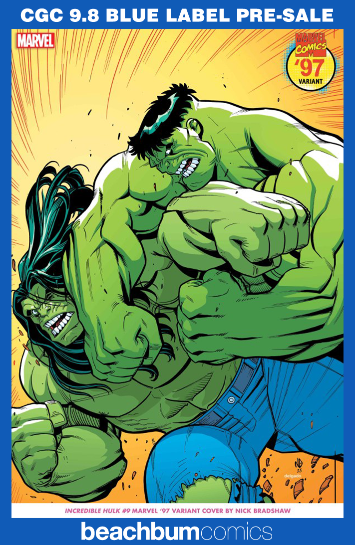 The Incredible Hulk #9 Bradshaw Variant CGC 9.8