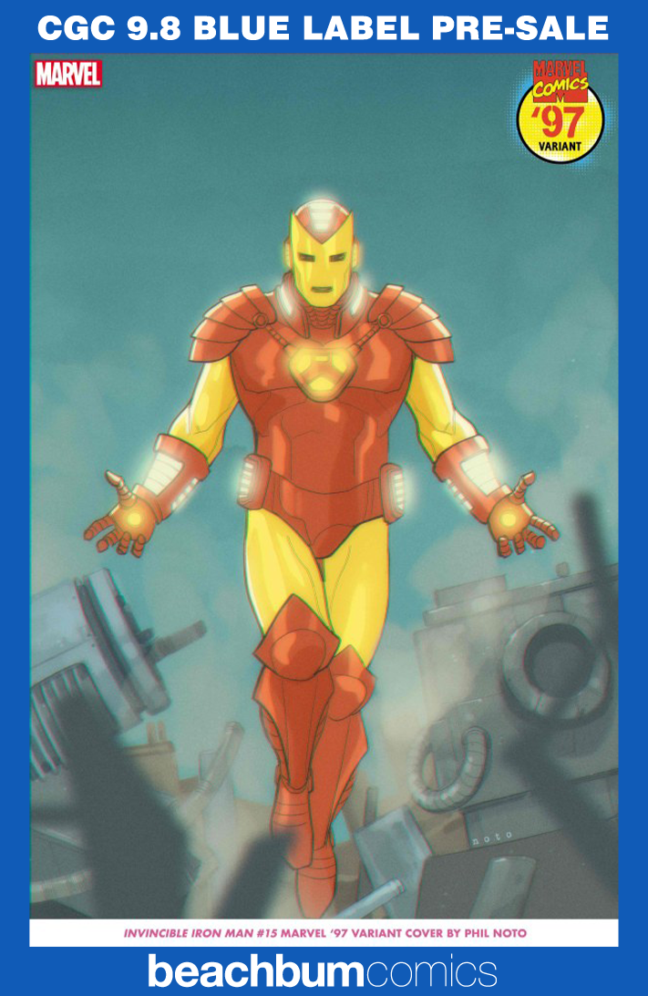 Invincible Iron Man #15 Noto Variant CGC 9.8