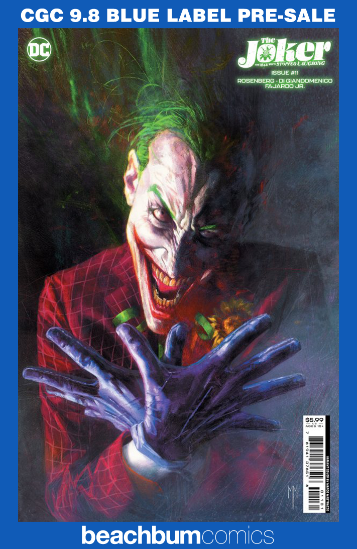 The Joker: The Man Who Stopped Laughing #11 Mastrazzo Variant CGC 9.8