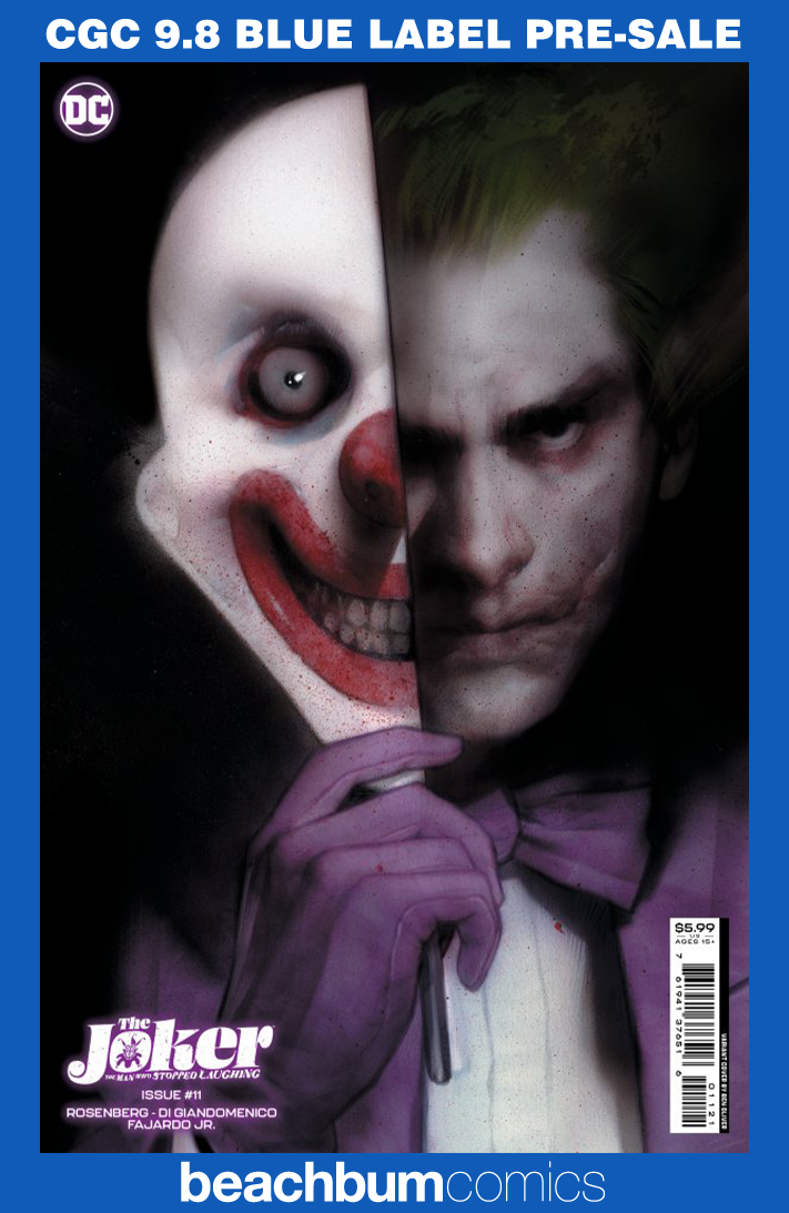 The Joker: The Man Who Stopped Laughing #11 Oliver Variant CGC 9.8