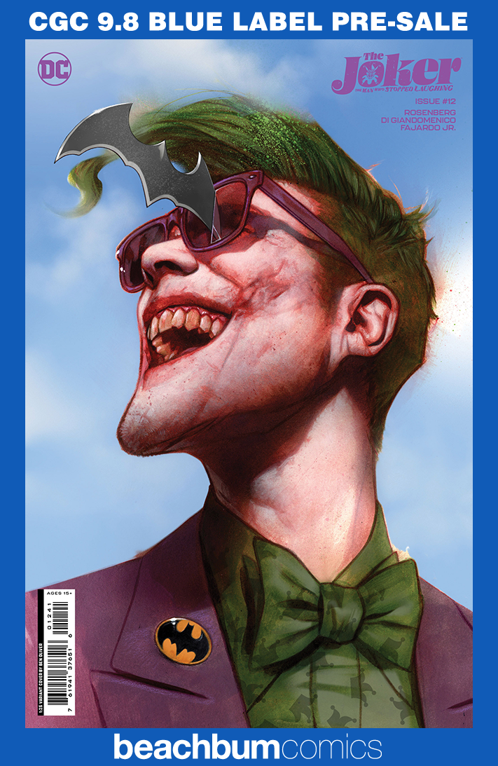 The Joker: The Man Who Stopped Laughing #12 Oliver 1:25 Retailer Incentive Variant CGC 9.8