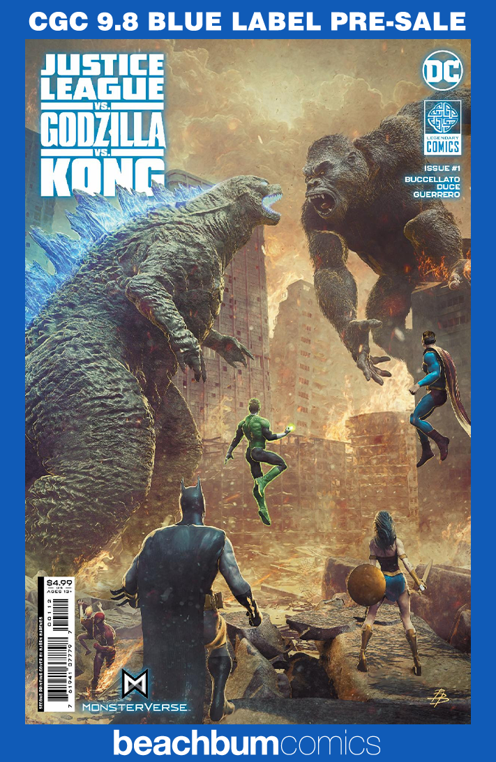 Justice League vs. Godzilla vs. Kong #1 Second Printing CGC 9.8