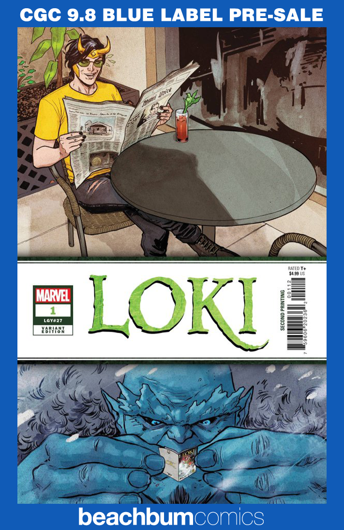 Loki #1 Second Printing CGC 9.8