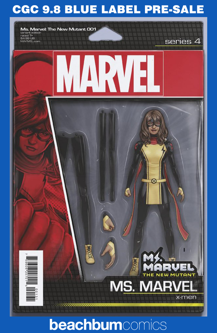 Ms. Marvel: The New Mutant #1 Action Figure Variant CGC 9.8