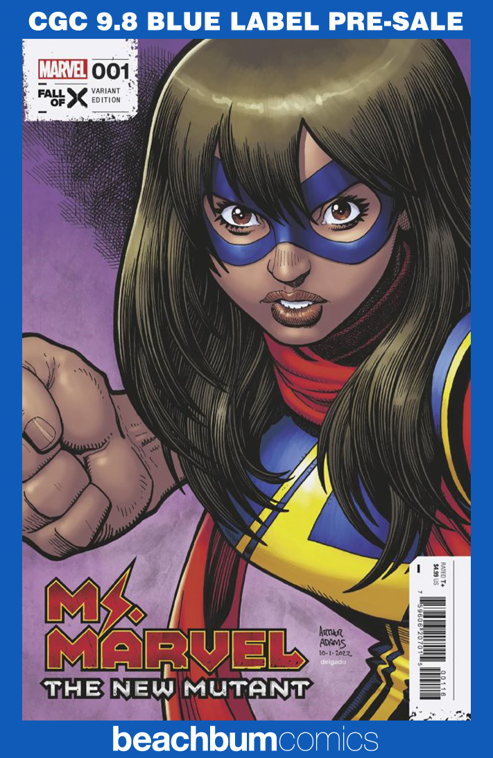 Ms. Marvel: The New Mutant #1 Adams 1:50 Retailer Incentive Variant CGC 9.8