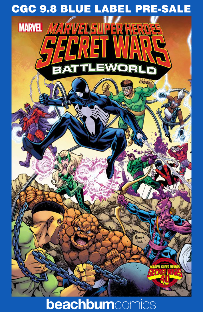 Marvel Super Heroes Secret Wars: Battleworld #1 Nauck Connecting Variant CGC 9.8