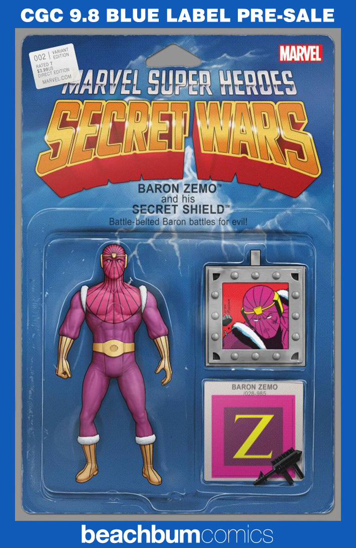 Marvel Super Heroes Secret Wars: Battleworld #2 Action Figure Variant CGC 9.8