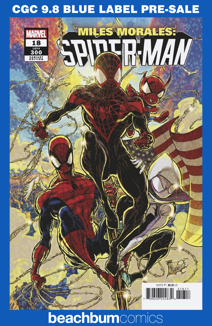 Miles Morales: Spider-Man #18 (#300) Andrews 1:25 Retailer Incentive Variant CGC 9.8