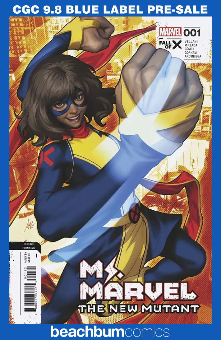 Ms. Marvel: The New Mutant #1 Second Printing CGC 9.8