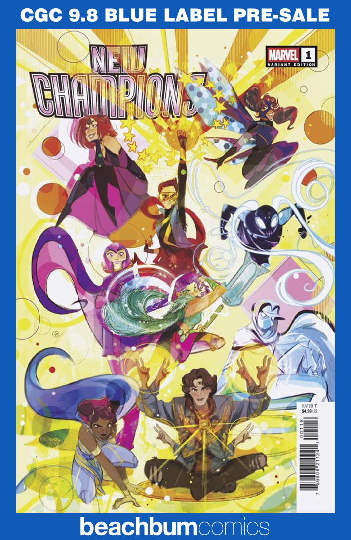 New Champions #1 Baldari 1:25 Retailer Incentive Variant CGC 9.8