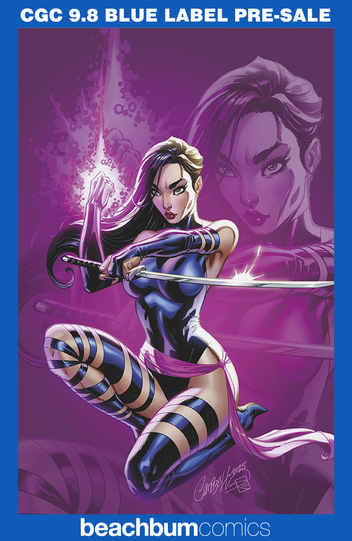 Psylocke #10 Campbell 1:100 Virgin Retailer Incentive Variant CGC 9.8
