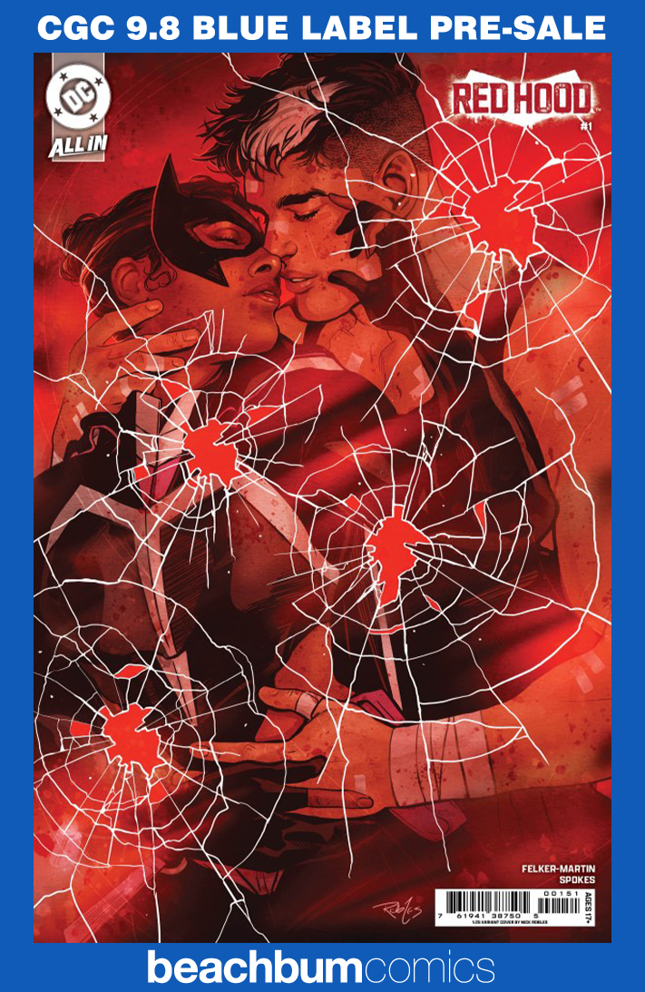 Red Hood #1 Robles 1:25 Retailer Incentive Variant CGC 9.8